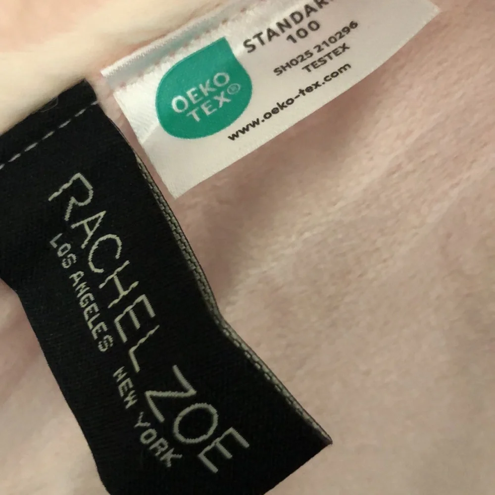 Rachel Zoe PINK Faux Fur Table Runner